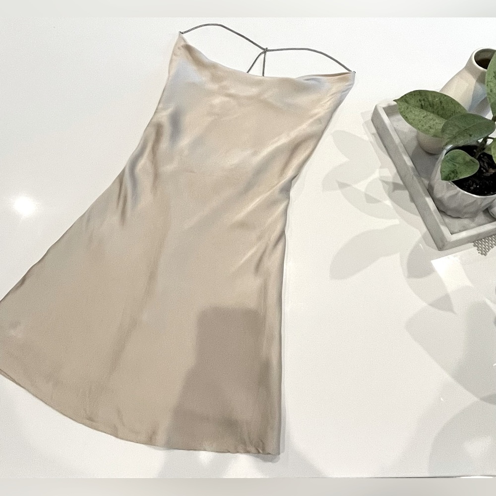 Cowl neck dress
